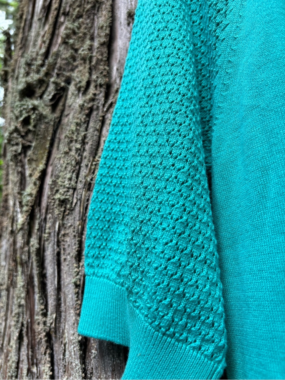 Northern Reflections Turquoise Knit Top - Picture 6 of 7